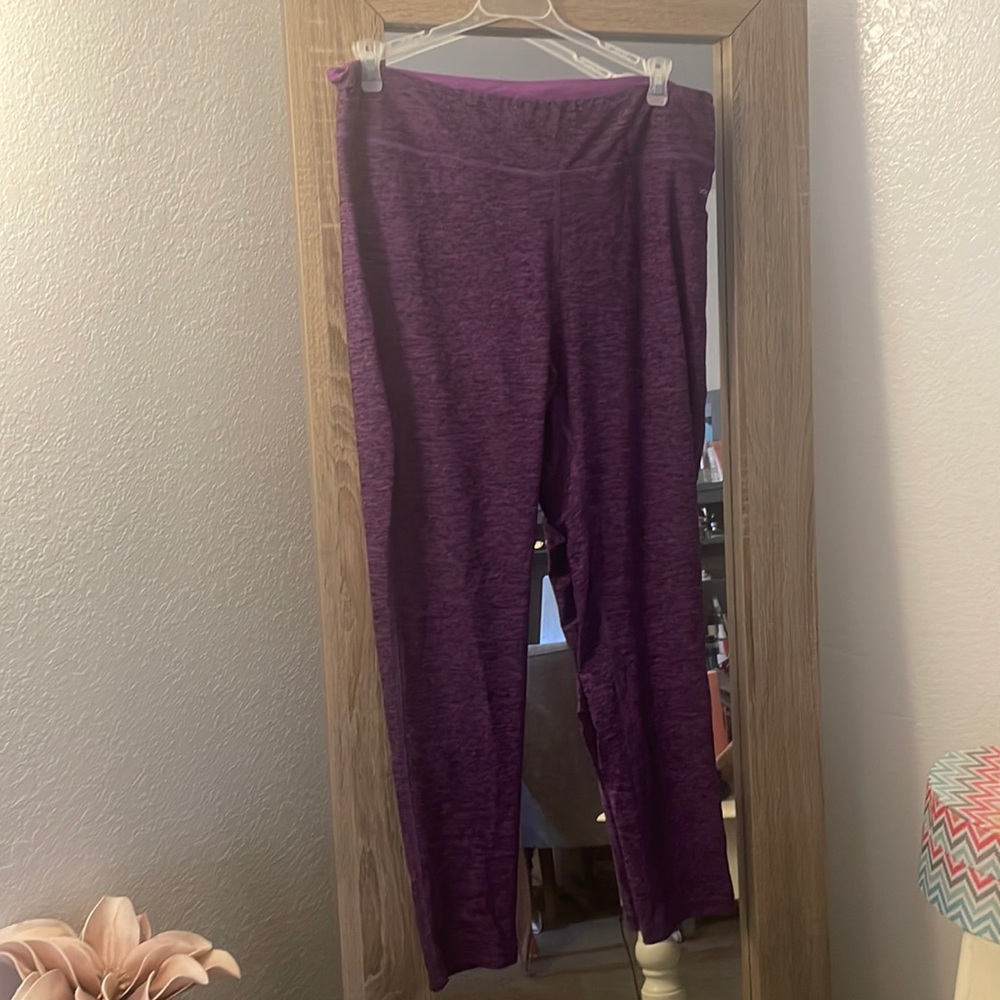 Purple leggings